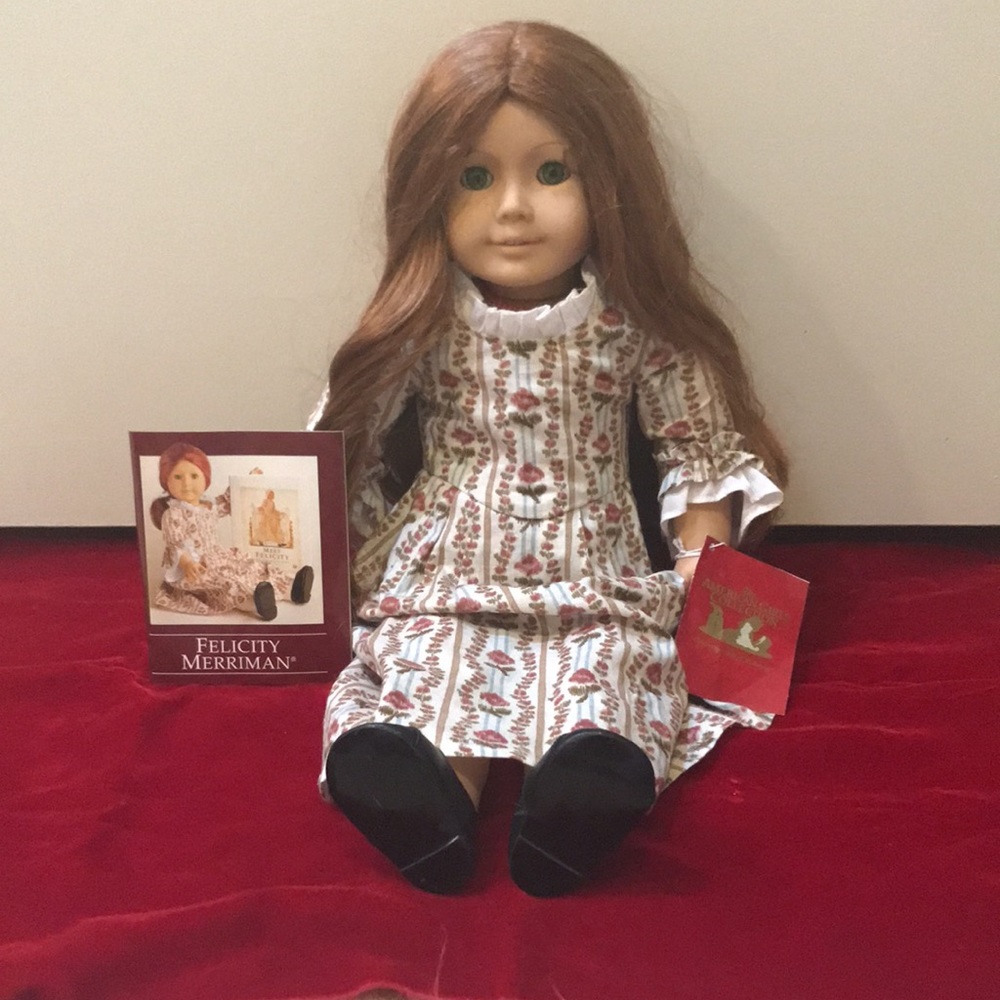 American Girl Doll Felicity Merriman Vintage Old & Worn!